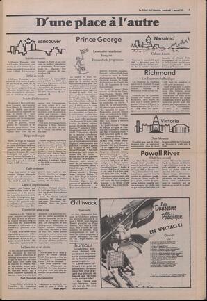 Le Soleil de Colombie, March 8, 1985, page 3