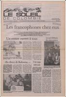 Le Soleil de Colombie, March 1, 1985