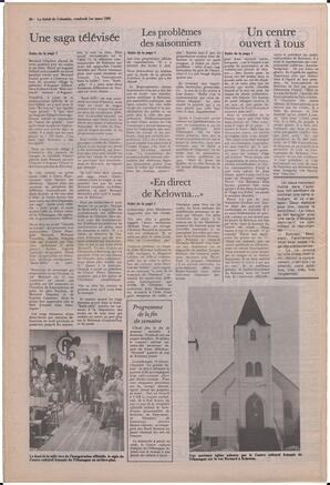 Le Soleil de Colombie, March 1, 1985, page 20