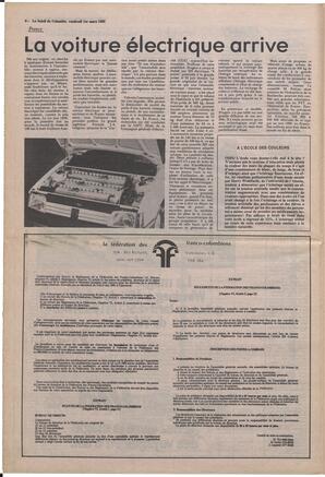 Le Soleil de Colombie, March 1, 1985, page 6