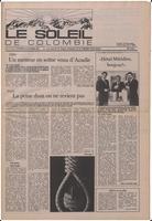 Le Soleil de Colombie, February 22, 1985