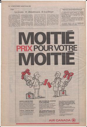 Le Soleil de Colombie, February 15, 1985, page 20