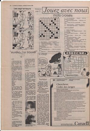 Le Soleil de Colombie, February 15, 1985, page 18
