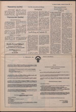 Le Soleil de Colombie, February 15, 1985, page 5