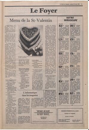 Le Soleil de Colombie, February 8, 1985, page 17