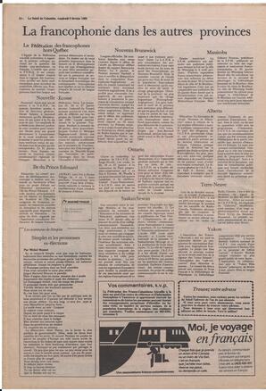 Le Soleil de Colombie, February 8, 1985, page 12