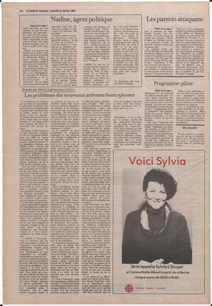 Le Soleil de Colombie, February 1, 1985, page 16