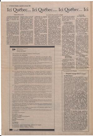 Le Soleil de Colombie, February 1, 1985, page 4