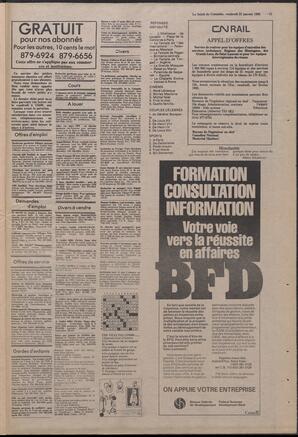 Le Soleil de Colombie, January 25, 1985, page 15
