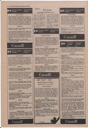 Le Soleil de Colombie, January 25, 1985, page 12