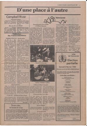 Le Soleil de Colombie, January 25, 1985, page 3