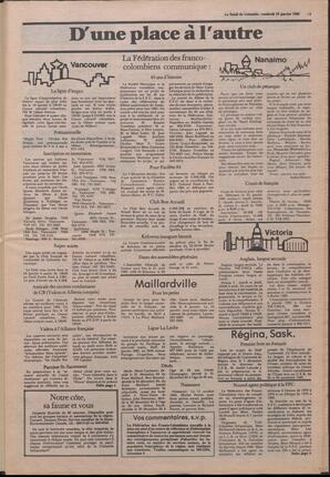 Le Soleil de Colombie, January 18, 1985, page 3