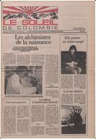 Le Soleil de Colombie, January 11, 1985