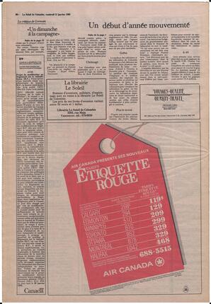 Le Soleil de Colombie, January 11, 1985, page 20