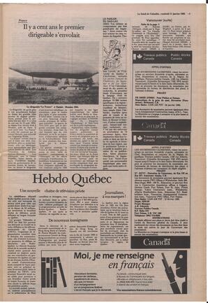 Le Soleil de Colombie, January 11, 1985, page 5