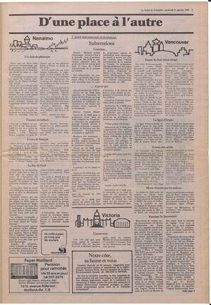 Le Soleil de Colombie, January 11, 1985, page 3