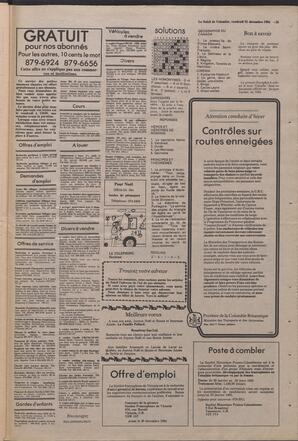 Le Soleil de Colombie, December 21, 1984, page 35