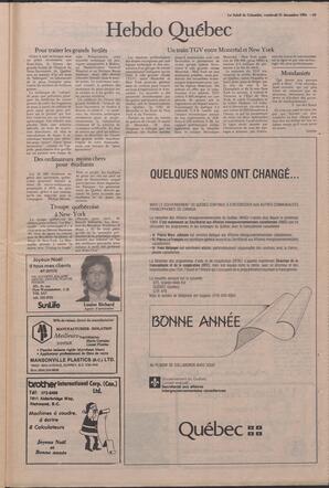 Le Soleil de Colombie, December 21, 1984, page 29