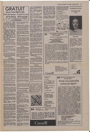 Le Soleil de Colombie, December 7, 1984, page 15