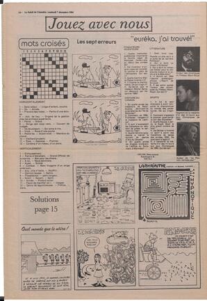 Le Soleil de Colombie, December 7, 1984, page 14