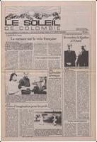 Le Soleil de Colombie, November 30, 1984