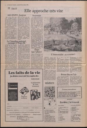 Le Soleil de Colombie, November 30, 1984, page 4