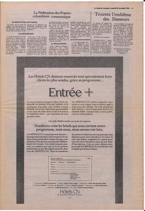 Le Soleil de Colombie, November 23, 1984, page 5