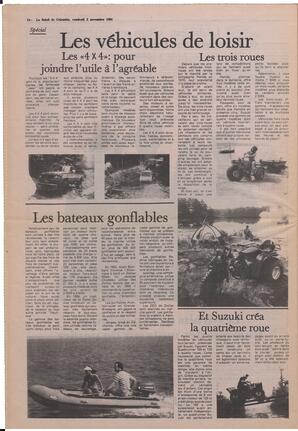 Le Soleil de Colombie, November 2, 1984, page 14