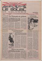 Le Soleil de Colombie, October 26, 1984
