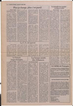 Le Soleil de Colombie, October 19, 1984, page 16