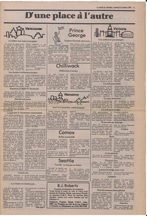 Le Soleil de Colombie, October 19, 1984, page 3