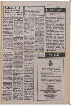 Le Soleil de Colombie, October 12, 1984, page 19