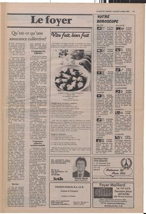 Le Soleil de Colombie, October 5, 1984, page 15
