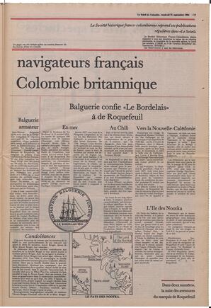 Le Soleil de Colombie, September 21, 1984, page 13