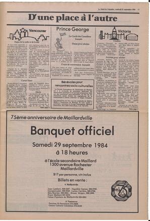 Le Soleil de Colombie, September 21, 1984, page 3