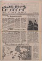 Le Soleil de Colombie, August 31, 1984