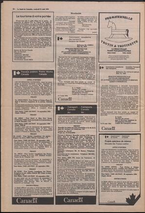 Le Soleil de Colombie, August 31, 1984, page 12