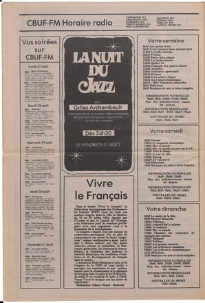Le Soleil de Colombie, August 24, 1984, page 10
