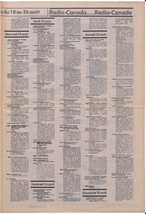 Le Soleil de Colombie, August 17, 1984, page 11