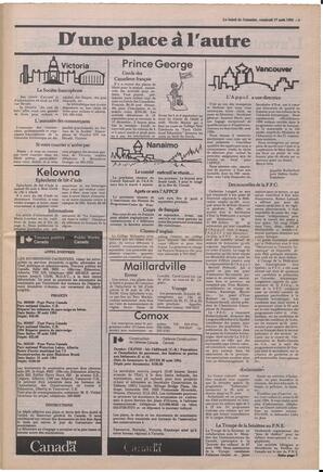 Le Soleil de Colombie, August 17, 1984, page 3