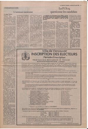 Le Soleil de Colombie, August 10, 1984, page 5