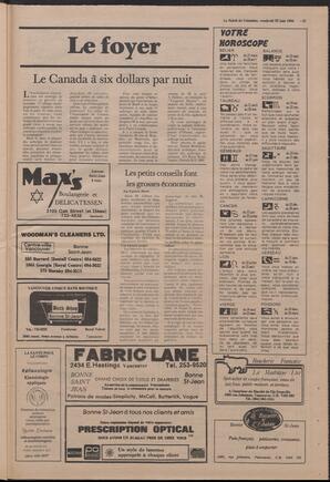 Le Soleil de Colombie, June 22, 1984, page 21