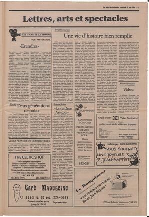 Le Soleil de Colombie, June 22, 1984, page 19