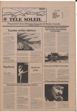 Le Soleil de Colombie, June 22, 1984, page 11