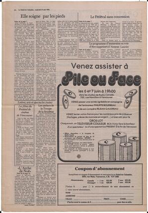 Le Soleil de Colombie, May 18, 1984, page 16