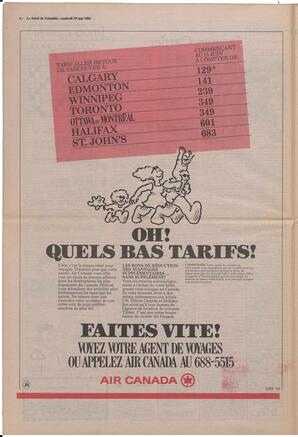Le Soleil de Colombie, May 18, 1984, page 6