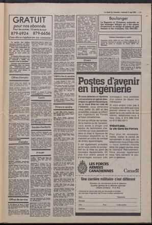 Le Soleil de Colombie, May 11, 1984, page 15