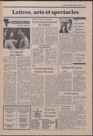 Le Soleil de Colombie, May 11, 1984, page 11