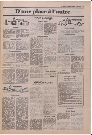 Le Soleil de Colombie, May 11, 1984, page 3