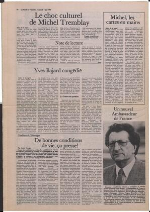 Le Soleil de Colombie, May 4, 1984, page 16
